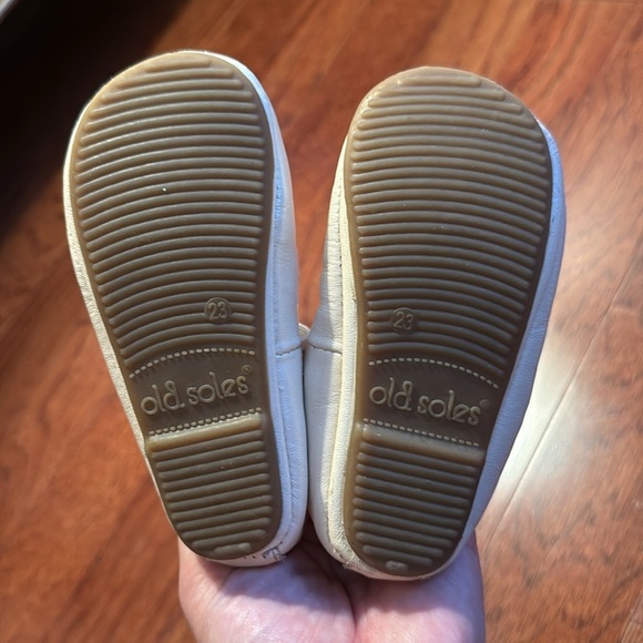 Oldsoles Little Feet That Walk the Earth ballet slippers w/ rubber sole size 23 - Picture 5 of 5